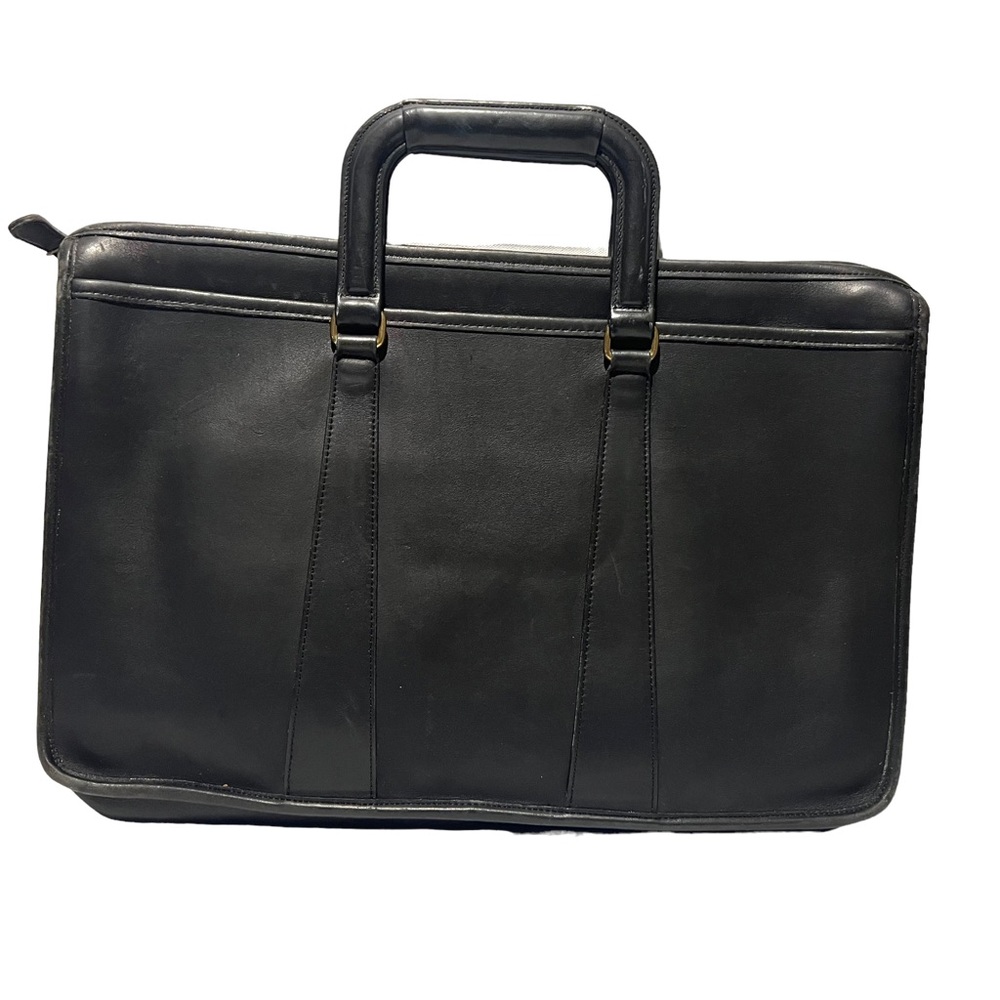 Coach vintage embassy briefcase black leather 5283 - Picture 2 of 8